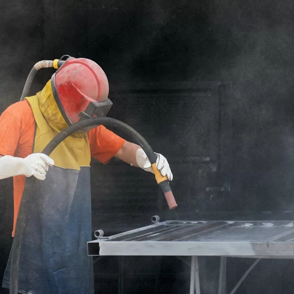 sand blasting